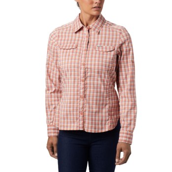 Columbia Silver Ridge Lite Plaid Long Sleeve, Camisa Multicolor Para Mujer | 742093-ZCE